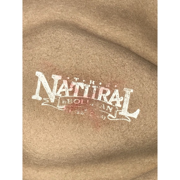Bollman USA The Natural Tan Cream 100% wool USA Vintage Size Large Western main image 10